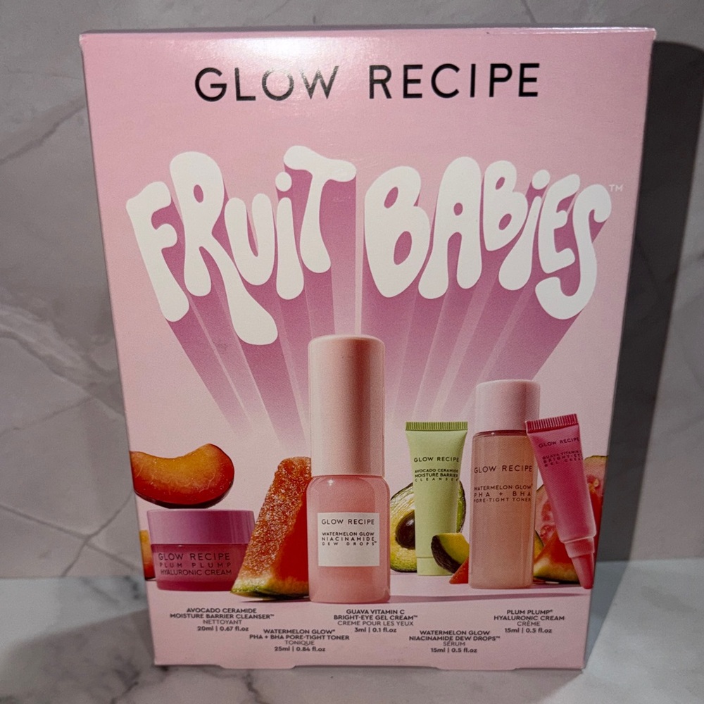 Glow Recipe FRUIT BABIES Skincare Minis Set•5 Pcs. NEW IN SEALED BOX! - Picture 3 of 13